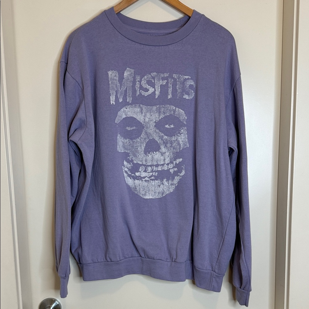 Misfits Graphic Purple Sweatshirt
